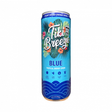 Blue Tiki Energy Cans - 48 count